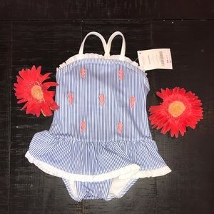 Gymboree baby girls swimsuit 3-6 months